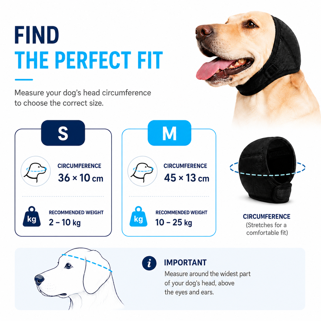 CalmPaws Dog Ear Muffs